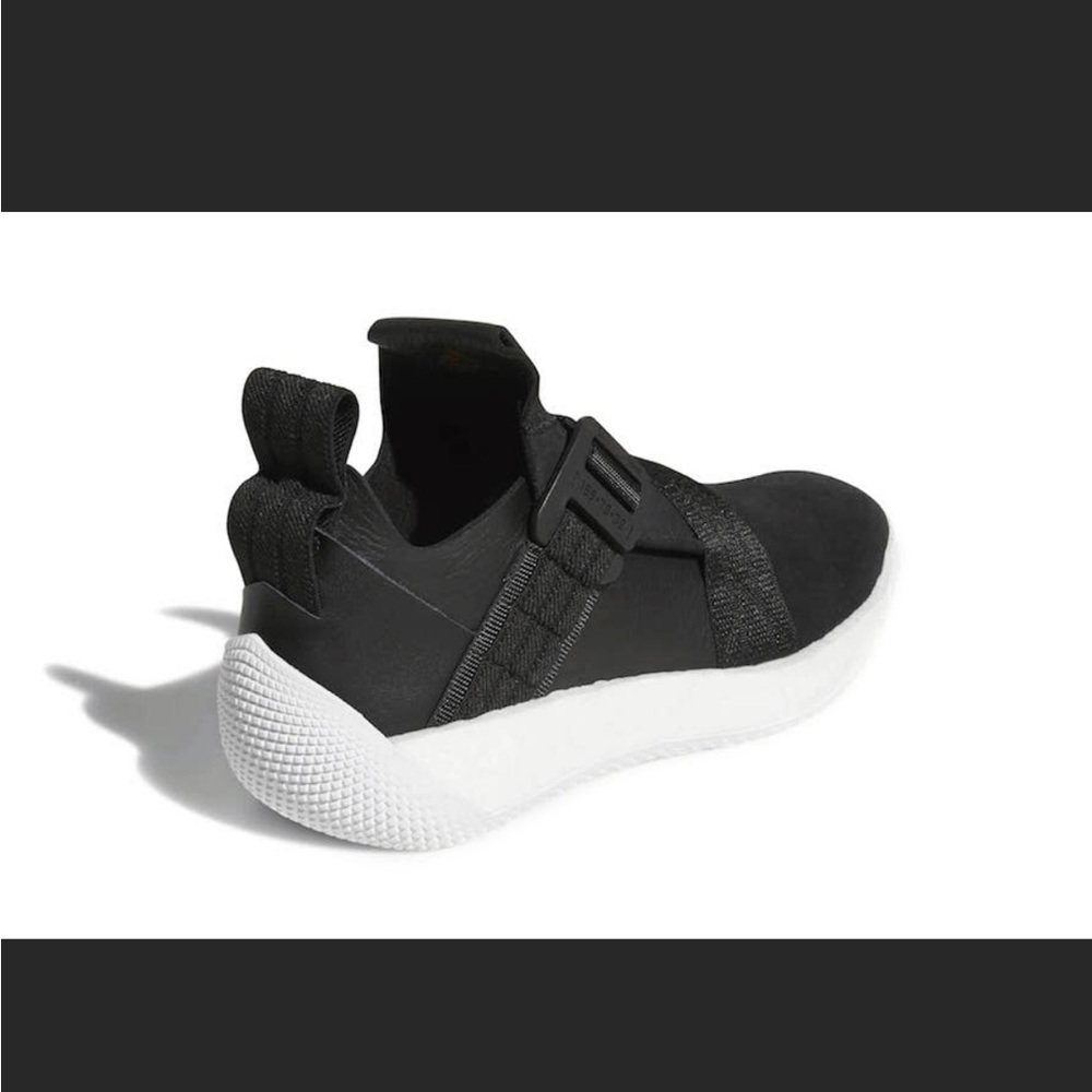 Adidas Harden Vol 2 LS Buckle Sneakers Black and White Size 8 - Picture 3 of 15